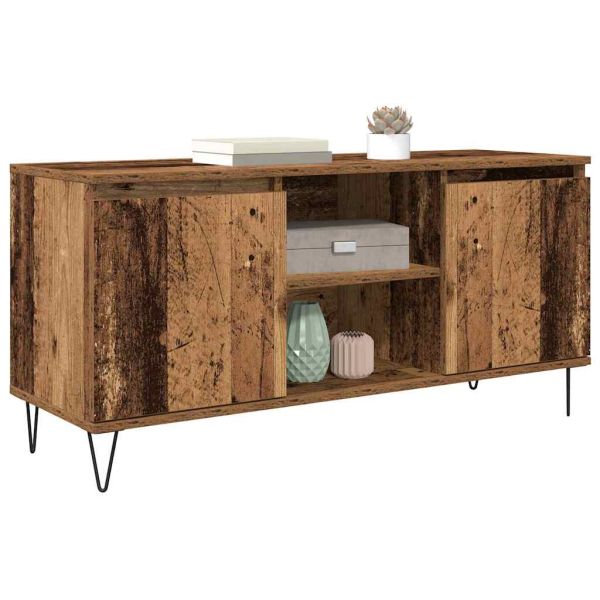 ТВ шкаф Старо дърво 104 x 35 x 50 см Инженерно дърво