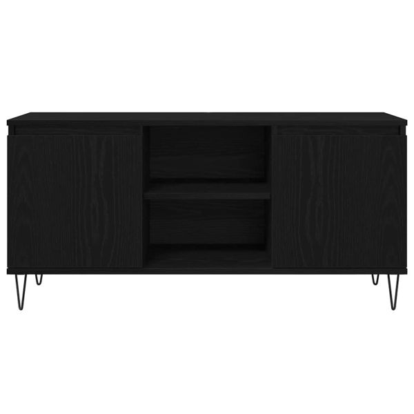 ТВ шкаф Черния дъб 104 x 35 x 50 см Инженерно дърво