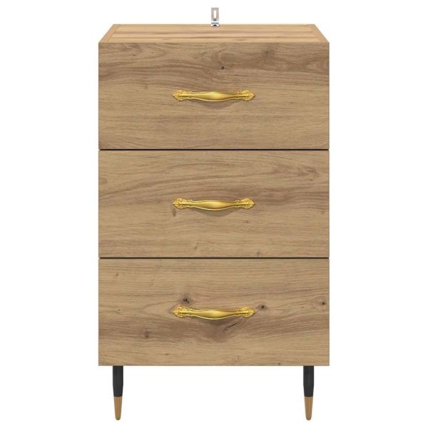 Нощен шкаф с чекмедже Дъб 40 x 40 x 66 см Инженерно дърво