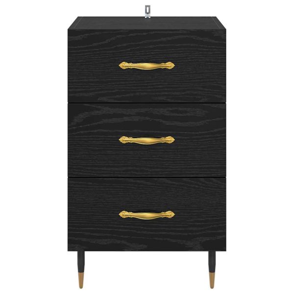 Нощен шкаф Черния дъб 40 x 40 x 66 см Инженерно дърво