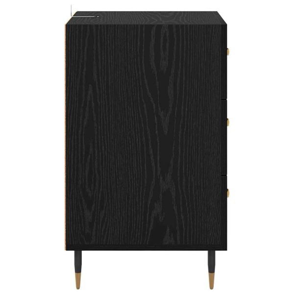 Нощен шкаф Черния дъб 40 x 40 x 66 см Инженерно дърво