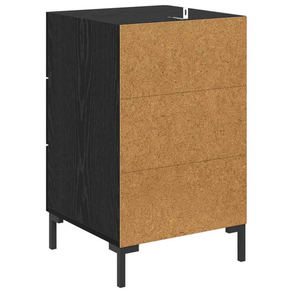 Нощен шкаф Черния дъб 40 x 40 x 66 см Инженерно дърво