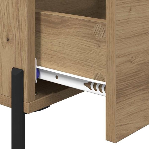 Нощен шкаф с чекмедже Дъб 40 x 40 x 66 см Инженерно дърво