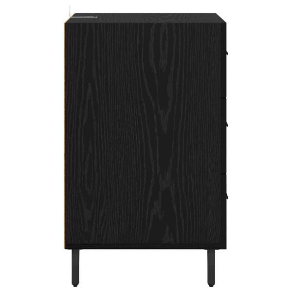 Нощен шкаф Черния дъб 40 x 40 x 66 см Инженерно дърво