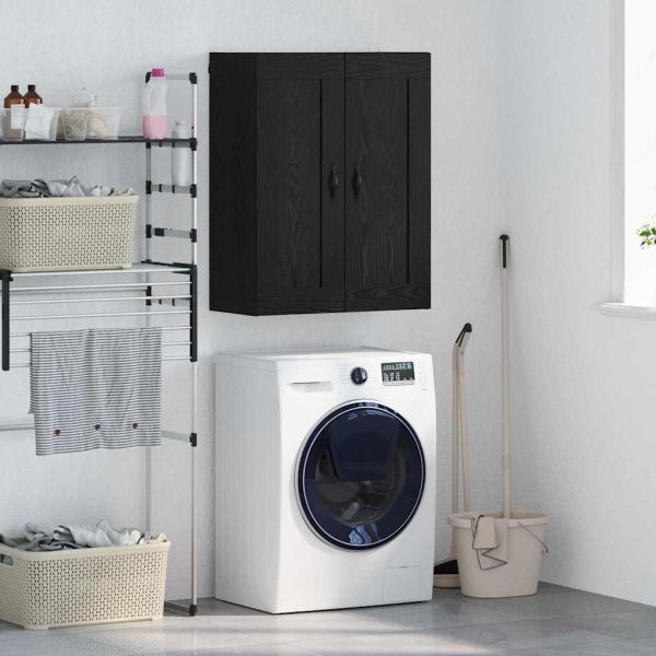 Стенен шкаф Черния дъб 69,5 x 34 x 90 см Инженерно дърво