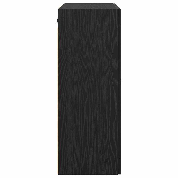 Стенен шкаф Черния дъб 69,5 x 34 x 90 см Инженерно дърво