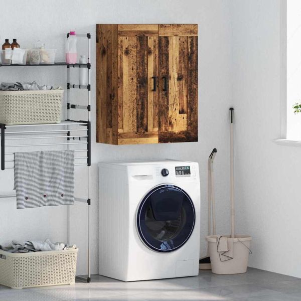 Стенен шкаф Старо дърво 69,5 x 34 x 90 см Инженерно дърво