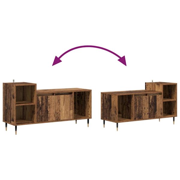 ТВ шкаф Старо дърво 100 x 35 x 55 см Инженерно дърво