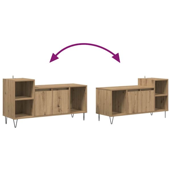 ТВ шкаф Дъб 100 x 35 x 55 см Инженерно дърво