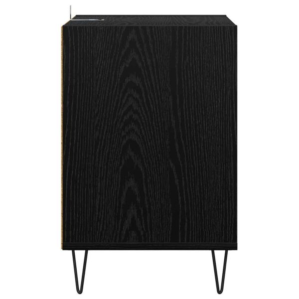 ТВ шкаф Черния дъб 100 x 35 x 55 см Инженерно дърво