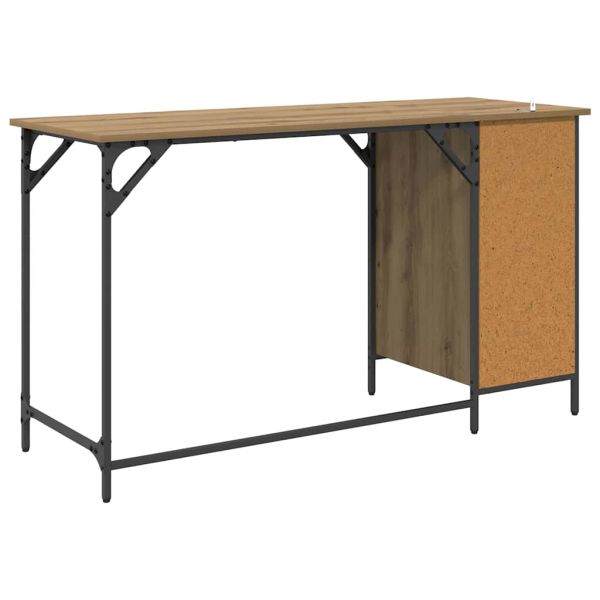 Компютърно бюро с чекмедже Дъб 131 x 48 x 75 см Инженерно дърво