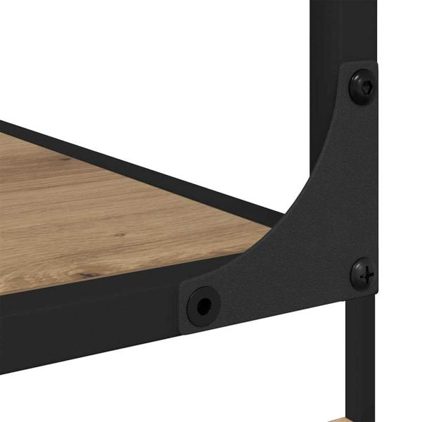 Библиотека дъб артизан 81 x 36 x 176 см Инженерно дърво