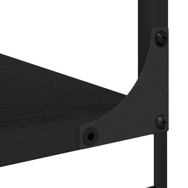 Библиотека Черен дъб 81 x 36 x 176 см Инженерно дърво