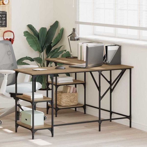 Бюро Дъб 139 x 139 x 75 см Инженерно дърво