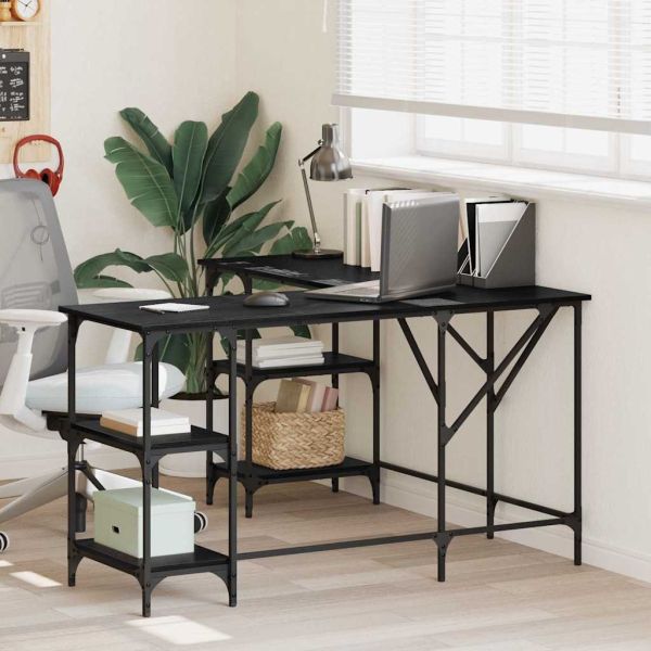 Бюро Черния дъб 139 x 139 x 75 см Инженерно дърво