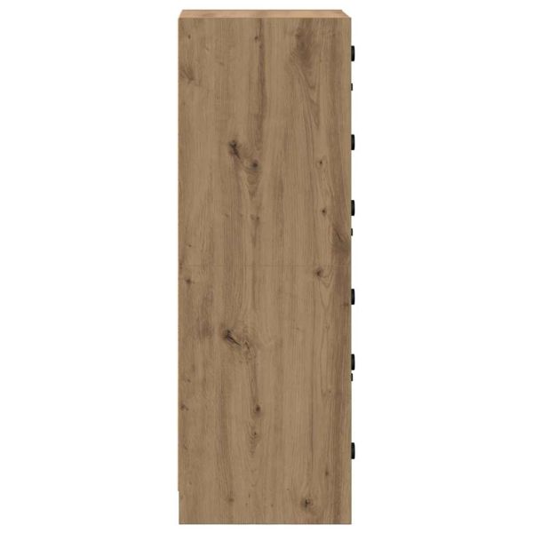 Висок шкаф Дъб 35 x 37 x 109 см Инженерно дърво