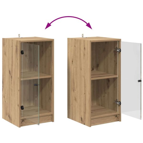 Служебен шкаф дъб артизан 35 x 37 x 76 см Инженерно дърво