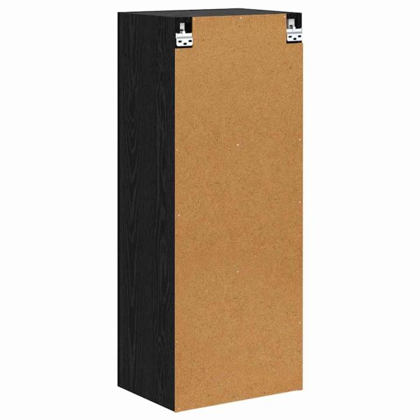 TV стенен шкаф Черния дъб 40,5 x 30 x 102 см Инженерно дърво