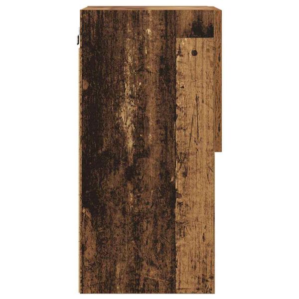 Стенен телевизионен шкаф Старо дърво 30,5 x 30 x 60 см