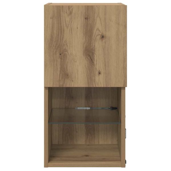 Стенен телевизионен шкаф Дъб 30,5 x 30 x 60 см Инженерно дърво