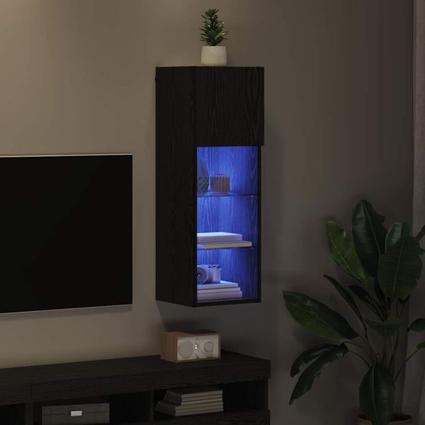 Стенен телевизионен шкаф Черния дъб 30,5 x 30 x 90 см