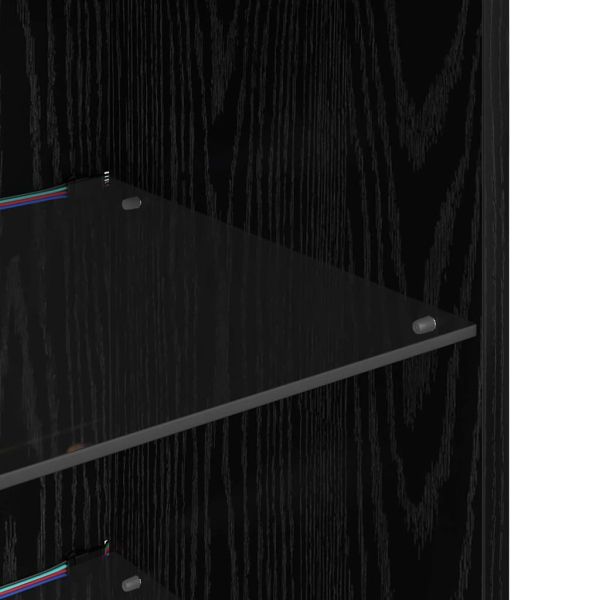 Стенни ТВ шкафове 2 pcs Черния дъб 30,5 x 30 x 90 см