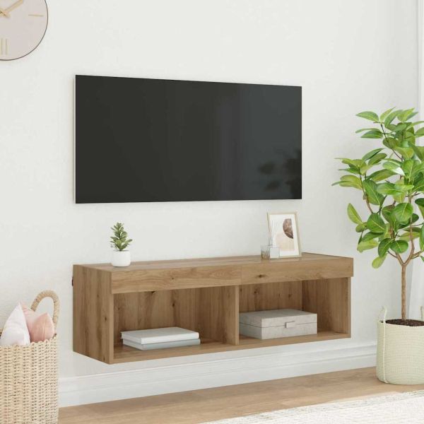 TV стенен шкаф Panama Дъб 100 x 30 x 30 cm Инженерно дърво