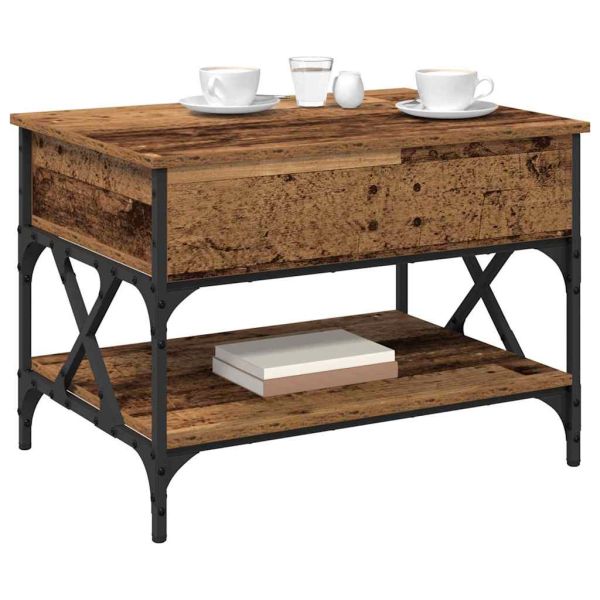 Масичка за кафе Старо дърво 70x50x50см Инженерно дърво