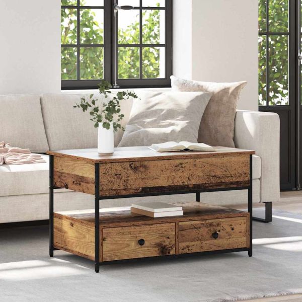 Масичка за кафе Старо дърво 85 x 50 x 50 см Инженерно дърво