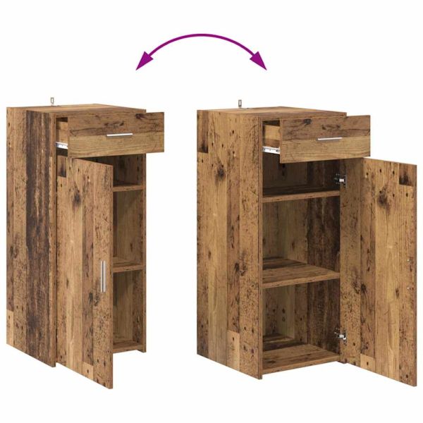 Служебен шкаф с чекмедже Дъб 42,5 x 40 x 93 см Инженерно дърво