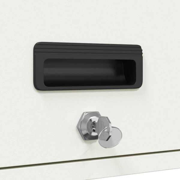 Стенен шкаф за гараж Бяло 90 x 40 x 53 см