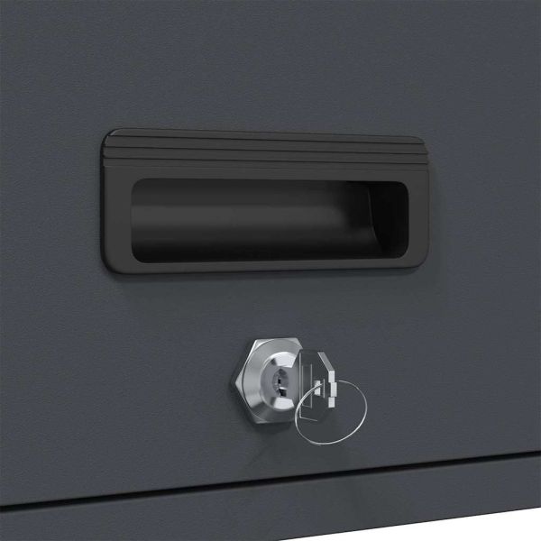 Стенен шкаф за гараж Антрацит 90 x 40 x 53 см