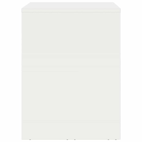 Стенен шкаф за гараж Бяло 80 x 40 x 53 см