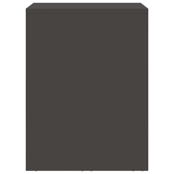 Стенен шкаф за гараж Черно 60 x 40 x 53 см