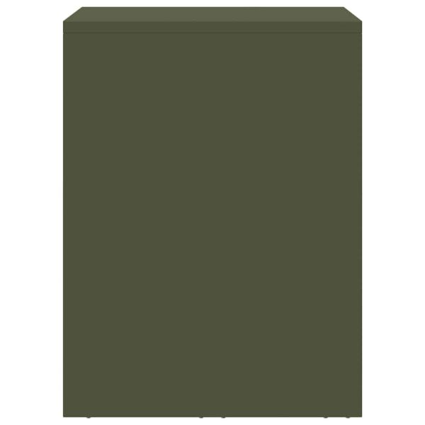 Стенен шкаф за гараж Маслиненозелен 60 x 40 x 53 см