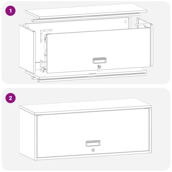Стенен шкаф за гараж Маслиненозелен 90 x 33 x 35 см
