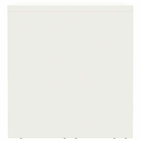 Стенен шкаф за гараж Бяло 80 x 33 x 35 см