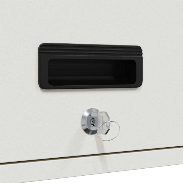 Стенен шкаф за гараж Бяло 80 x 33 x 35 см