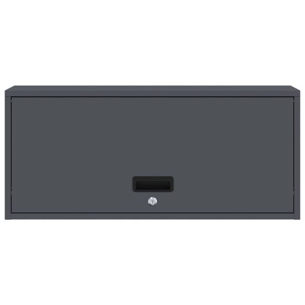 Стенен шкаф за гараж Антрацит 80 x 33 x 35 см