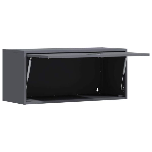 Стенен шкаф за гараж Антрацит 80 x 33 x 35 см