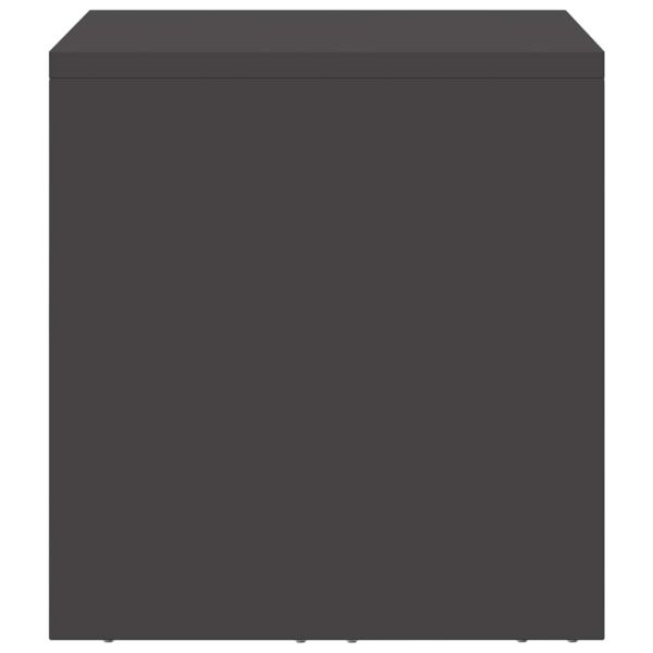 Стенен шкаф за гараж Черно 60 x 33 x 35 см