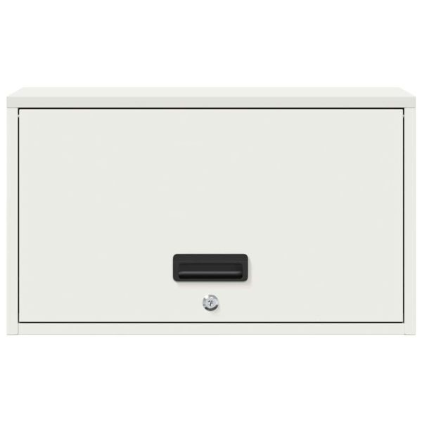 Стенен шкаф за гараж Бяло 60 x 33 x 35 см