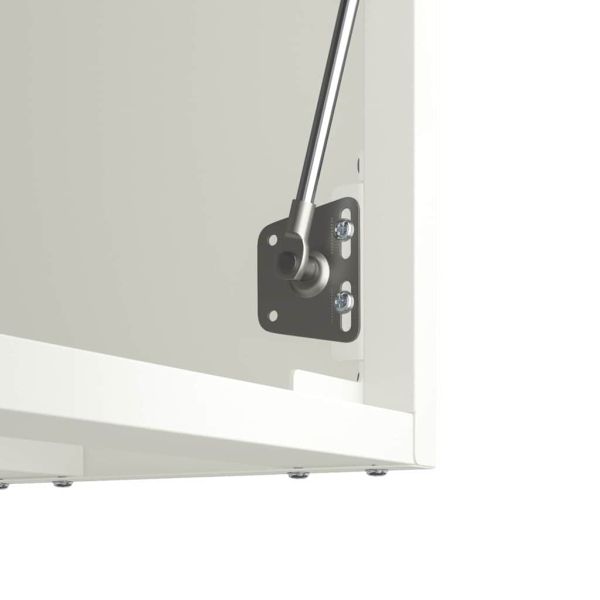 Стенен шкаф за гараж Бяло 60 x 33 x 35 см