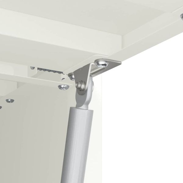 Стенен шкаф за гараж Бяло 60 x 33 x 35 см