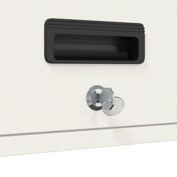 Стенен шкаф за гараж Бяло 60 x 33 x 35 см