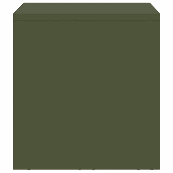 Стенен шкаф за гараж Маслиненозелен 60 x 33 x 35 см