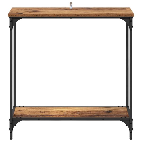 Конзолна маса Старо дърво 75 x 30.5 x 75 см Инженерно дърво
