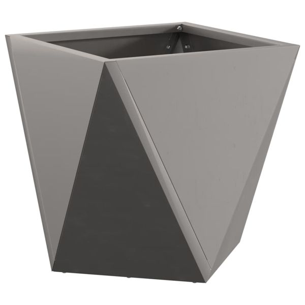 Кашпа 2 pcs Ръждясало 30 x 30 x 30 cm Патинираща стомана