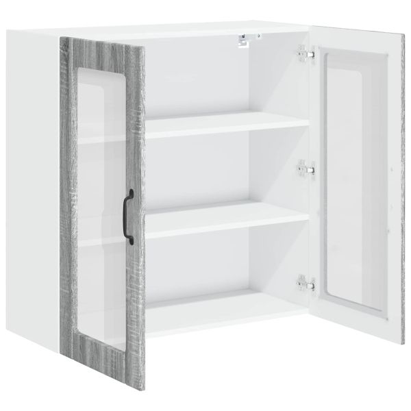 Кухненски шкаф Сив Сонома 80 x 31 x 80 см Инженерно дърво