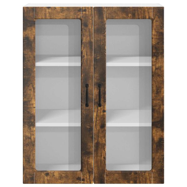 Горен кухненски шкаф Димян дъб 80 x 31 x 100 см Инженерно дърво